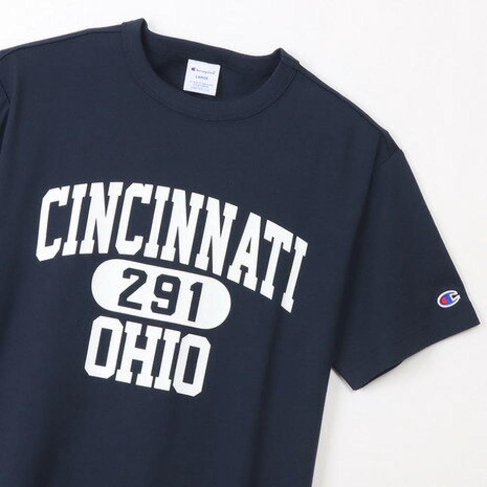 【2点で10%OFFクーポン対象!5/25まで】チャンピオン-ヘリテイジ(CHAMPION-HERITAGE)(メンズ)半袖Tシャツ メンズ ショートスリーブ カレッジプリント C3-X344 370