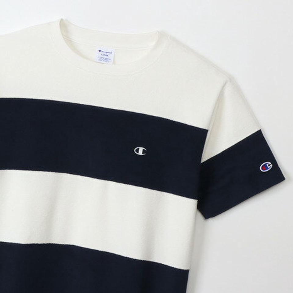 チャンピオン-ヘリテイジ(CHAMPION-HERITAGE)(メンズ)半袖Tシャツ メンズ ボーダーパネル C3-X360 370