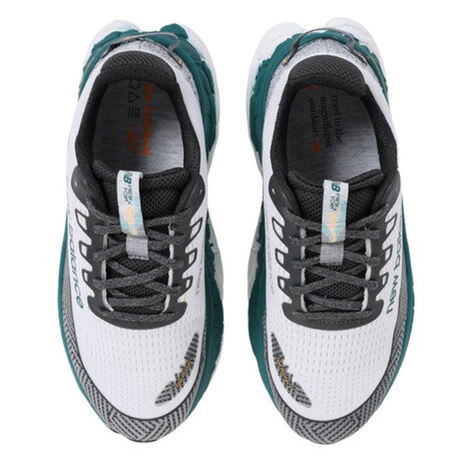 ニューバランス（new balance）（メンズ）カジュアルシューズ フレッシュフォーム X トレイル モア v3 ホワイト グリーン MTMORLW32E スニーカー トレイラン