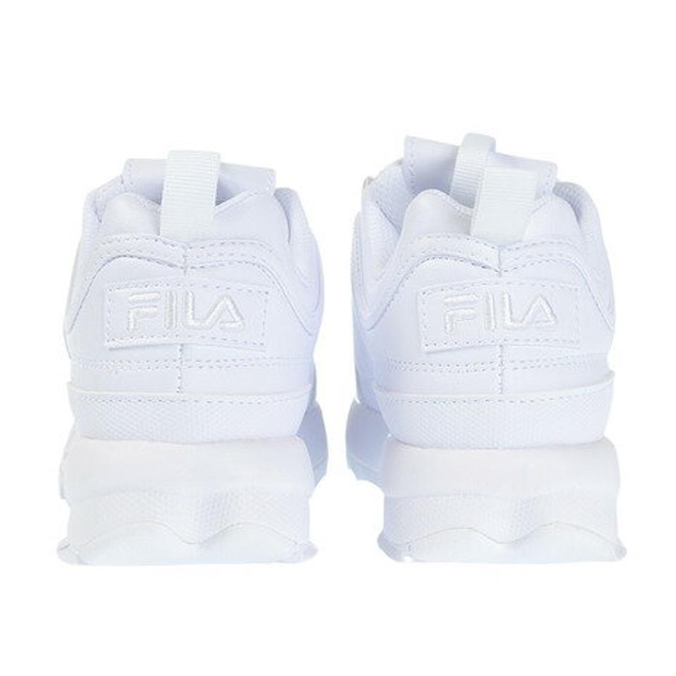 フィラ（FILA）（レディース）カジュアルシューズ ディスラプター2 ホワイト USS23029-101 スニーカー 厚底 タウン 通勤 通学