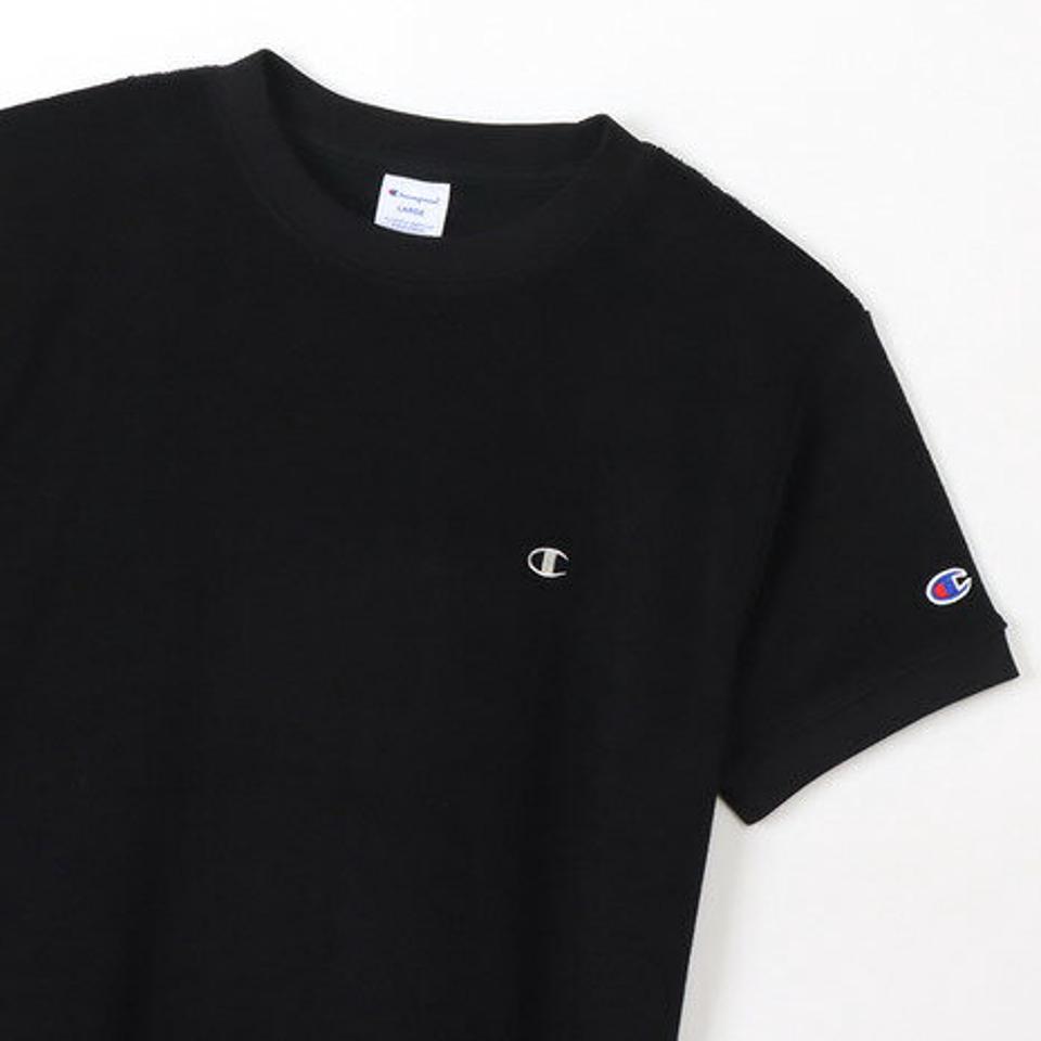 チャンピオン-ヘリテイジ(CHAMPION-HERITAGE)(メンズ)半袖Tシャツ メンズ 黒 ワンポイント C3-X359 090