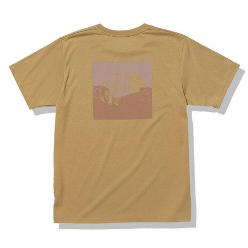 ノースフェイス(THE NORTH FACE)(メンズ)ショートスリーブスクエアマウンテンロゴTシャツ NT32377 KT