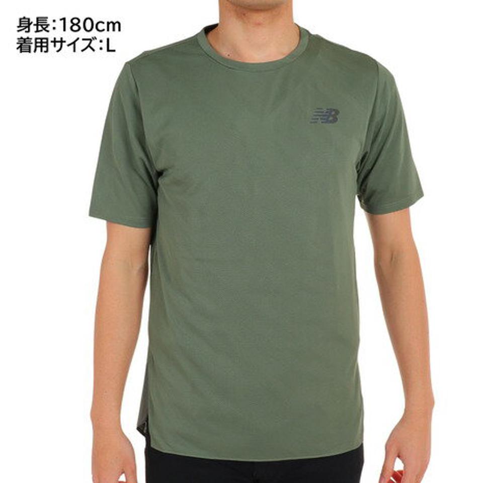 ニューバランス(new balance)(メンズ)Q Speed ジャカードショートスリーブTシャツ MT23281DON