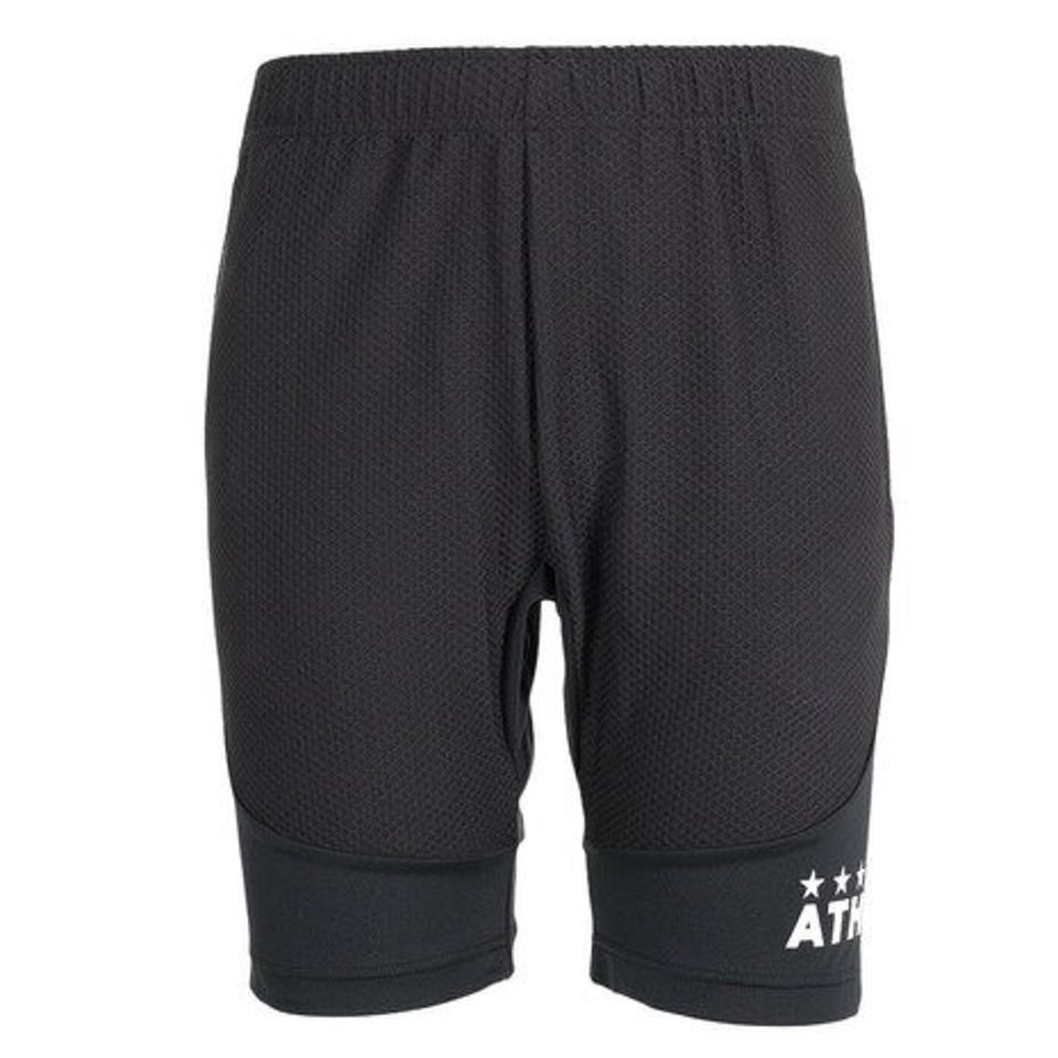 【3/25 24h限定 エントリー&対象3店舗買い回りで最大P10倍!】アスレタ(ATHLETA)(メンズ)サッカー フットサルウェア スリムジャージハーフパンツ 2388 BLK