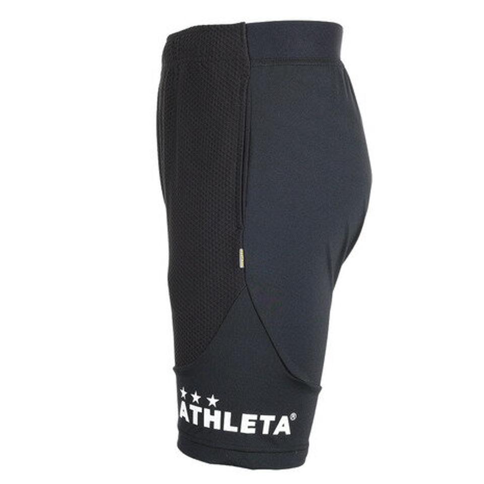 【3/25 24h限定 エントリー&対象3店舗買い回りで最大P10倍!】アスレタ(ATHLETA)(メンズ)サッカー フットサルウェア スリムジャージハーフパンツ 2388 BLK