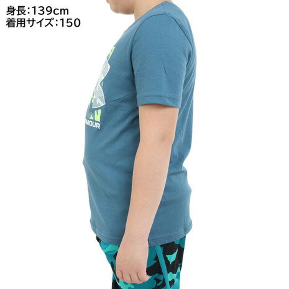 アンダーアーマー(UNDER ARMOUR)(キッズ)Tシャツ キッズ ショートスリーブ 1377317 414