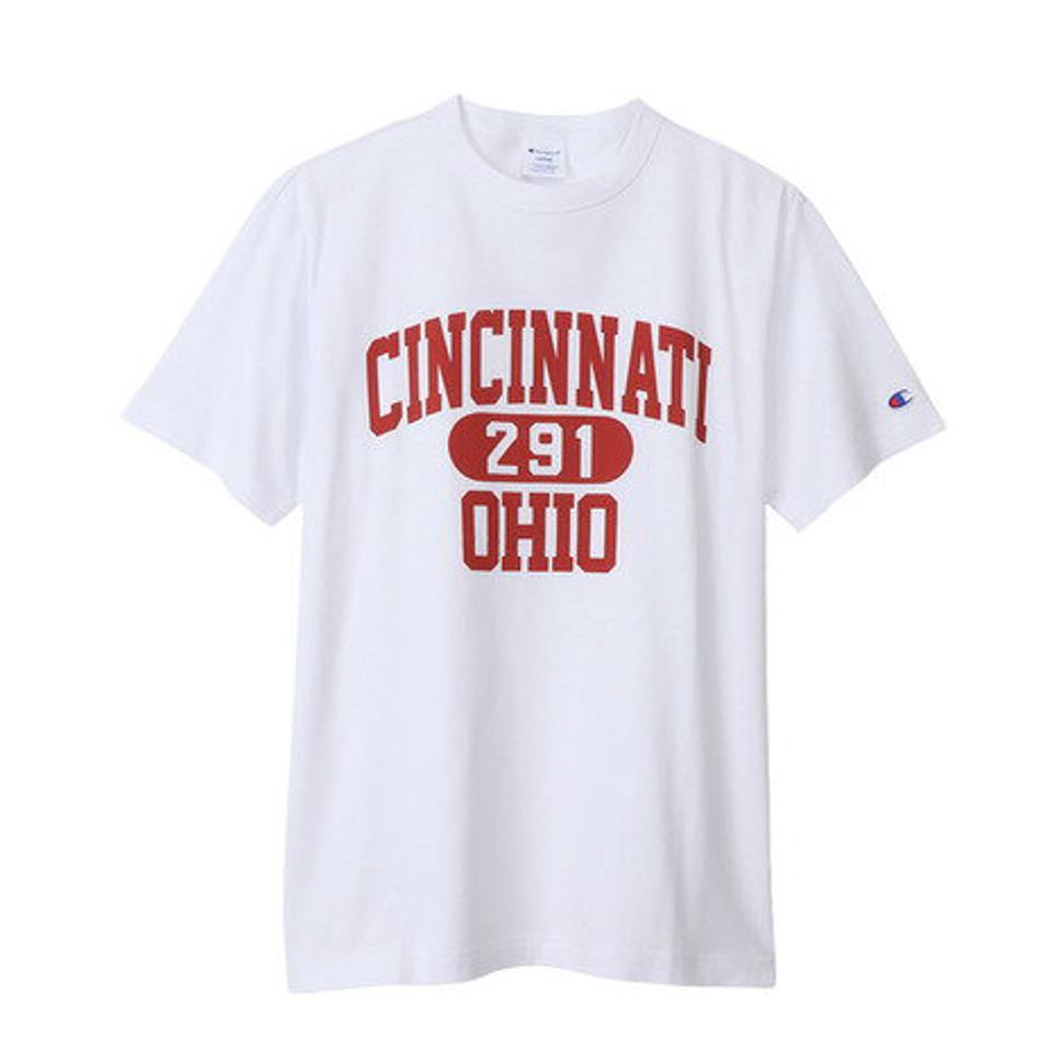 【2点で10%OFFクーポン対象!5/25まで】チャンピオン-ヘリテイジ(CHAMPION-HERITAGE)(メンズ)半袖Tシャツ メンズ ベーシックカレッジプリント C3-X344 015