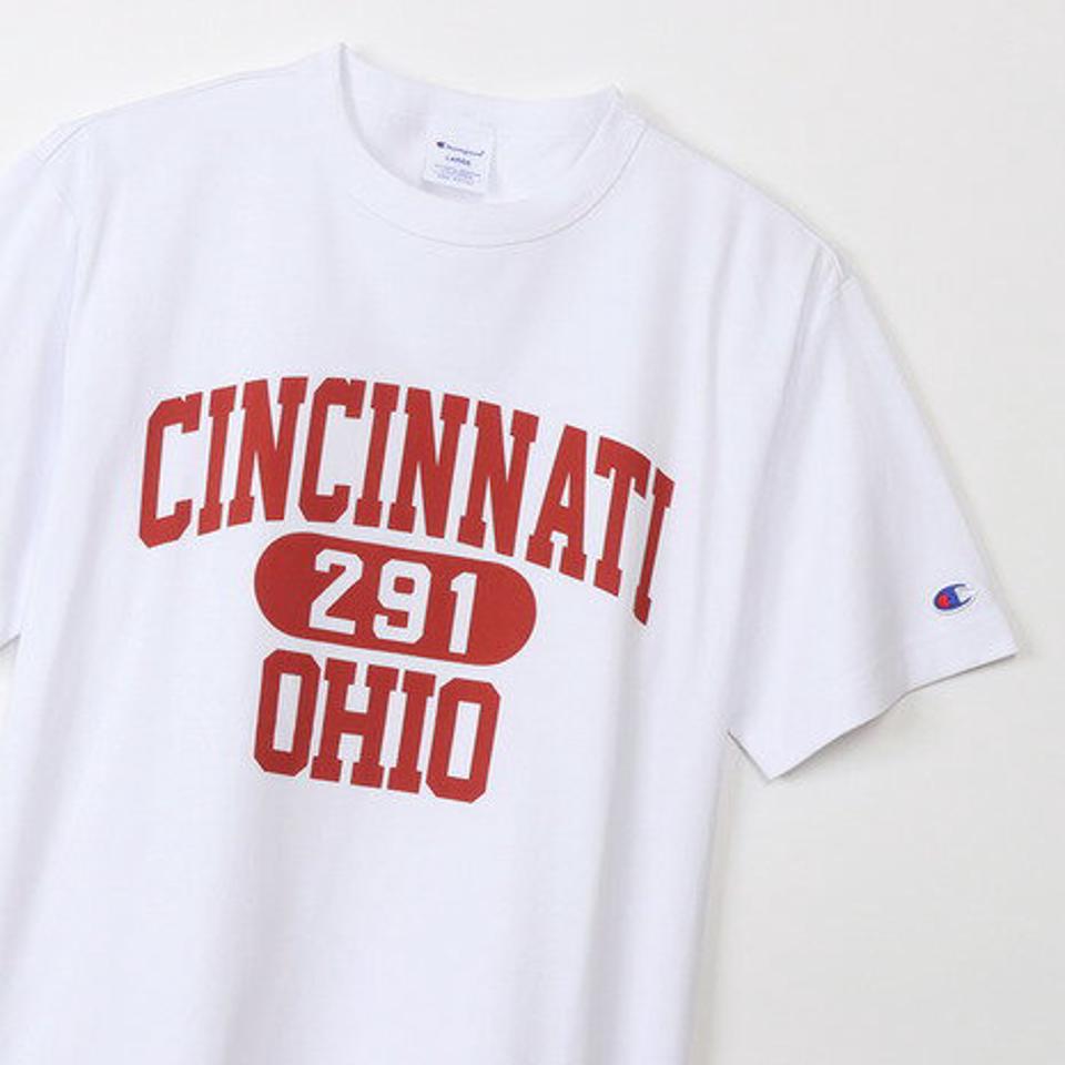 【2点で10%OFFクーポン対象!5/25まで】チャンピオン-ヘリテイジ(CHAMPION-HERITAGE)(メンズ)半袖Tシャツ メンズ ベーシックカレッジプリント C3-X344 015