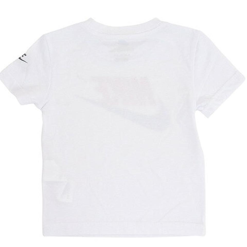 ナイキ(NIKE)(キッズ)半袖Tシャツ キッズ 白 トドラー FUTURAEVERGREEN 76J575-W3L ※要サイズ確認