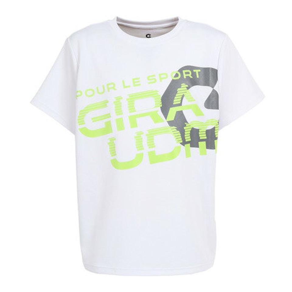 ジローム(GIRAUDM)(キッズ)半袖Tシャツ メンズ ドライプラス 胸マック CT3S0067-TR865-GRES WHT