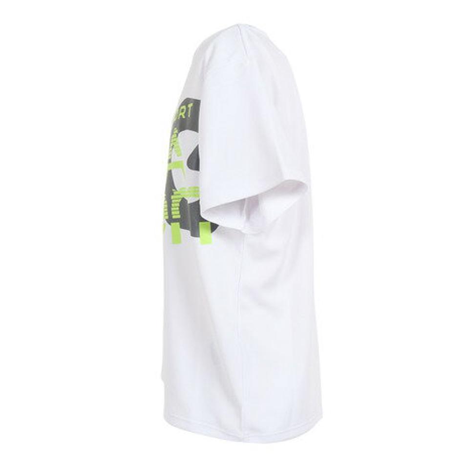 ジローム(GIRAUDM)(キッズ)半袖Tシャツ メンズ ドライプラス 胸マック CT3S0067-TR865-GRES WHT