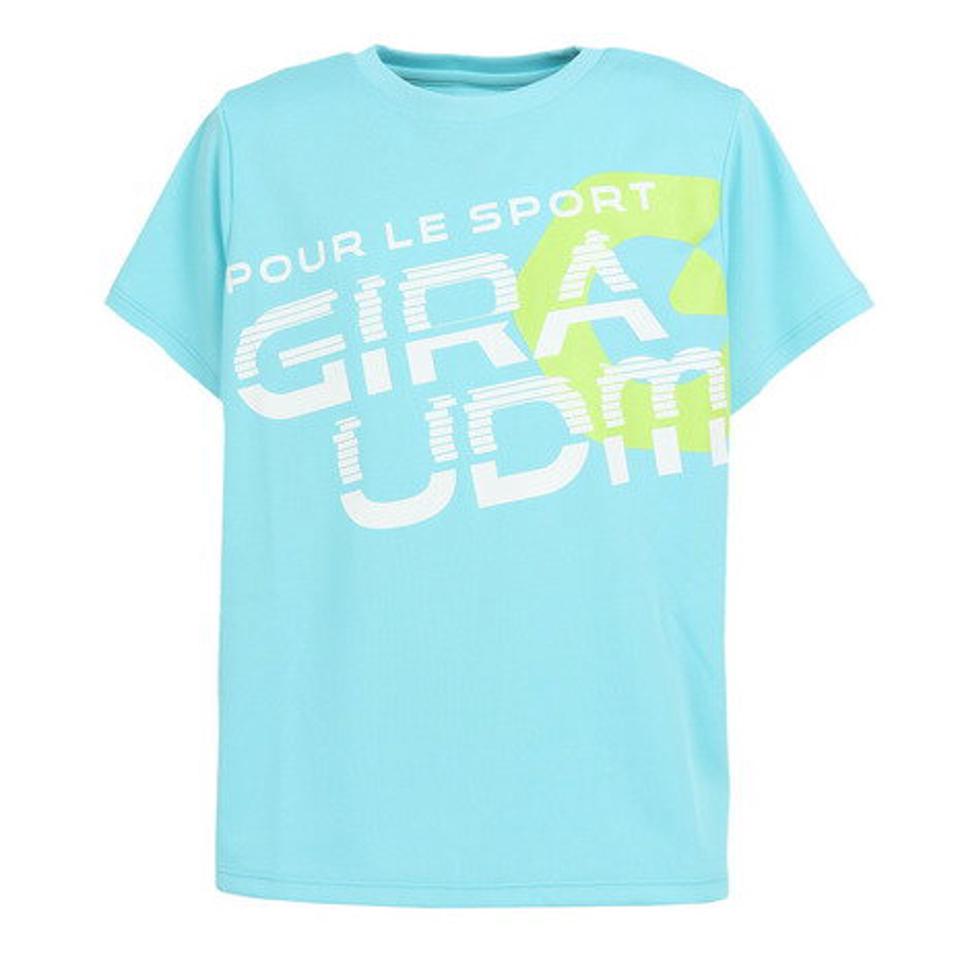 ジローム(GIRAUDM)(キッズ)半袖Tシャツ メンズ ドライプラス 胸マック CT3S0067-TR865-GRES BLU