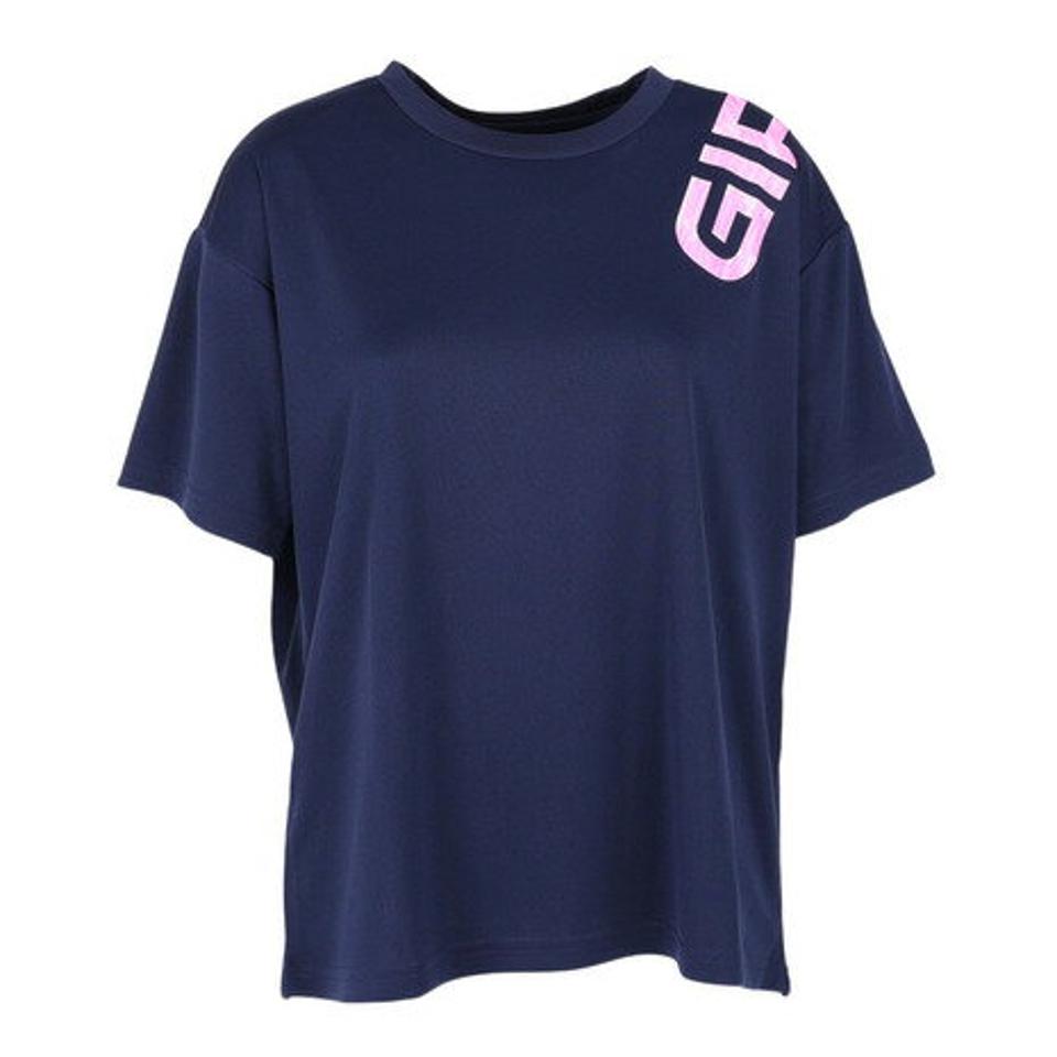 ジローム(GIRAUDM)(レディース)半袖Tシャツ レディース ドライプラス CT3S0048-TR864-GRCD NVY