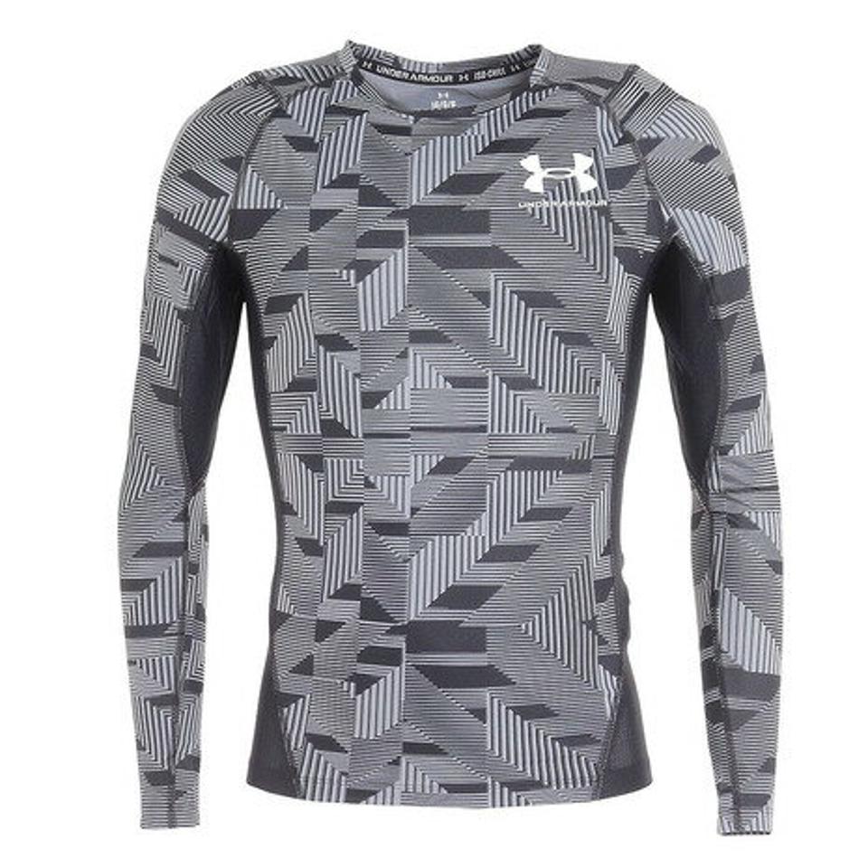 アンダーアーマー（UNDER ARMOUR）（メンズ）長袖シャツ メンズ アイソチル コンプレッション NV 1378346 001 冷感 速乾 ヒートギア(夏向け)
