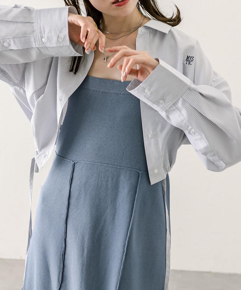 【サイズ展開あり】ショートシャツベアワンピースSET