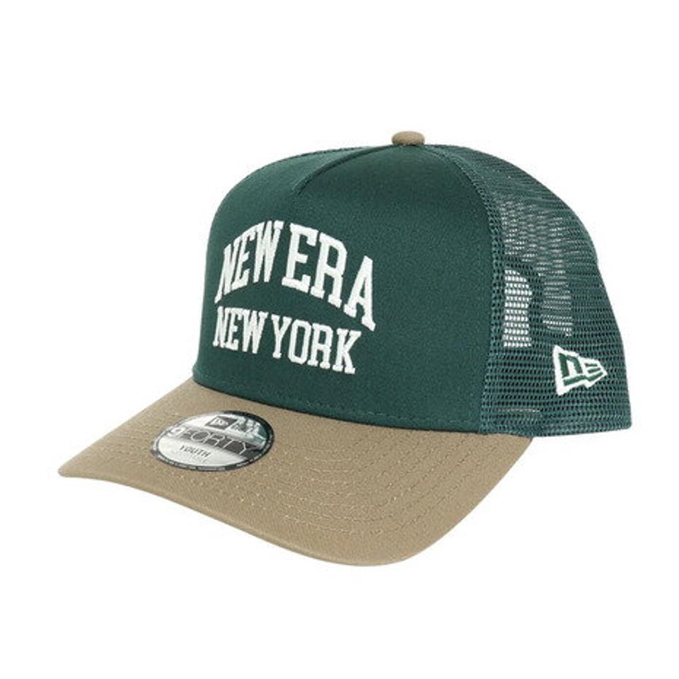 ニューエラ（NEW ERA）（キッズ）ジュニア Youth 9FORTY A-Frame トラッカー New York カレッジロゴ キャップ 13517677