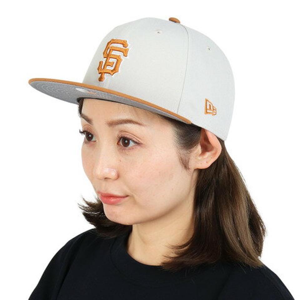 ニューエラ（NEW ERA）（メンズ、レディース）帽子 キャップ 59FIFTY MLB Stone Color サンフランシスコ・ジャイアンツ 13516094