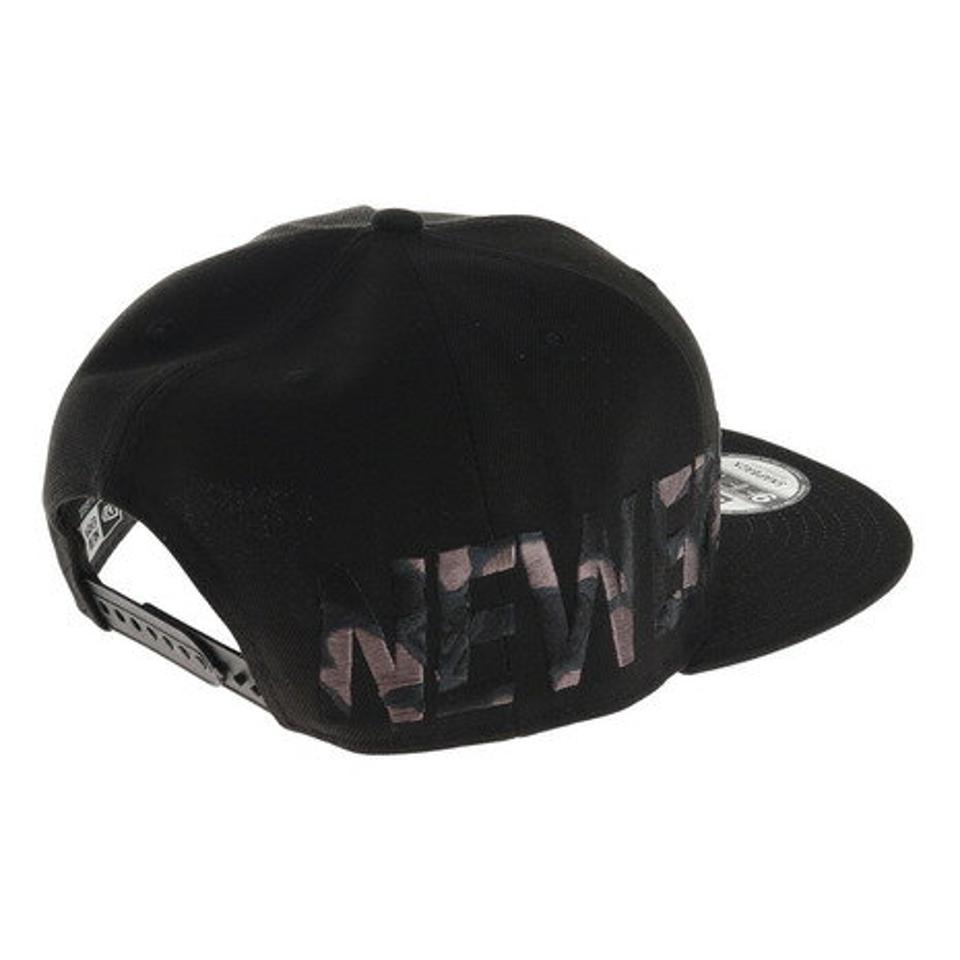 ニューエラ（NEW ERA）（メンズ、レディース）9FIFTY Essential エッセンシャルロゴ ブラック×ダックハンターカモ キャップ 13515861