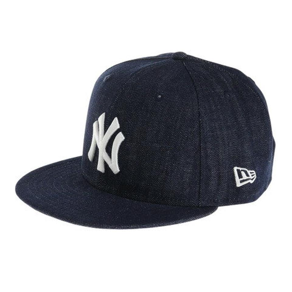ニューエラ（NEW ERA）（メンズ、レディース）9FIFTY Denim インディゴデニム×スノーホワイト キャップ 13515851