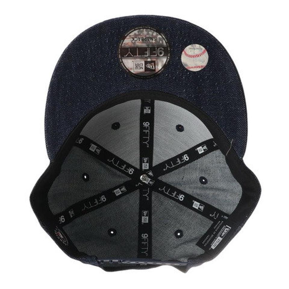 ニューエラ（NEW ERA）（メンズ、レディース）9FIFTY Denim インディゴデニム×スノーホワイト キャップ 13515851