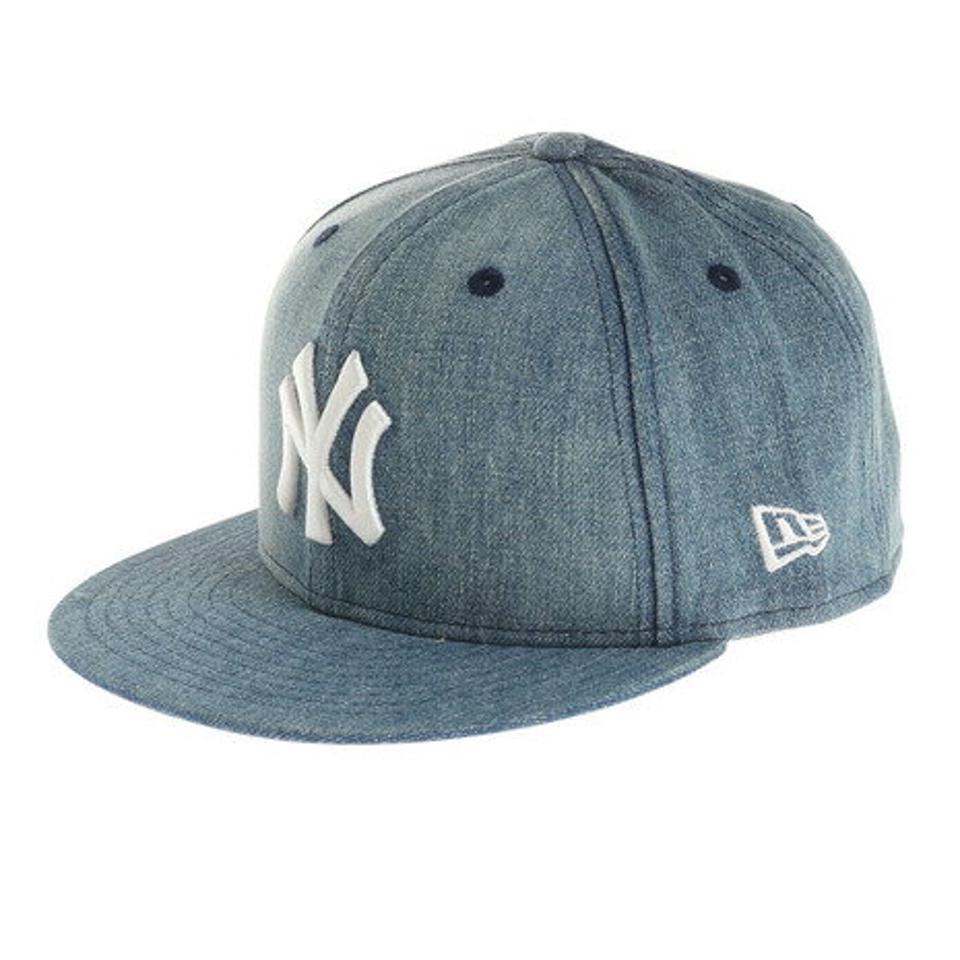 ニューエラ（NEW ERA）（メンズ、レディース）9FIFTY Denim ウォッシュドデニム×スノーホワイト キャップ 13515850
