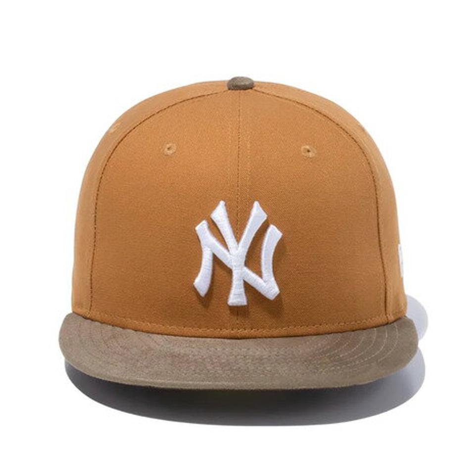 ニューエラ（NEW ERA）（メンズ、レディース）キャップ 59FIFTY MLB ダックキャンバス ニューヨーク・ヤンキース 13328542 13328543
