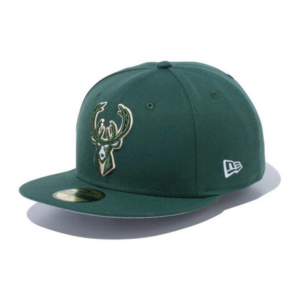 ニューエラ（NEW ERA）（メンズ、レディース）キャップ 59FIFTY ミルウォーキー・バックス 12492056
