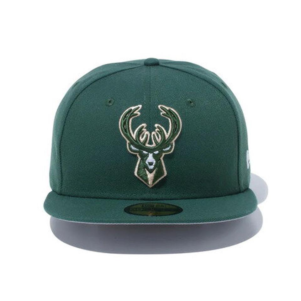 ニューエラ（NEW ERA）（メンズ、レディース）キャップ 59FIFTY ミルウォーキー・バックス 12492056