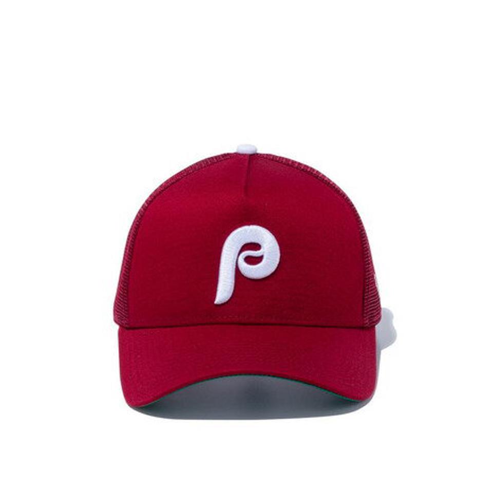 ニューエラ（NEW ERA）（メンズ、レディース）9FORTY A-Frame トラッカー クーパーズタウン フィラデルフィア・フィリーズ キャップ 12746889