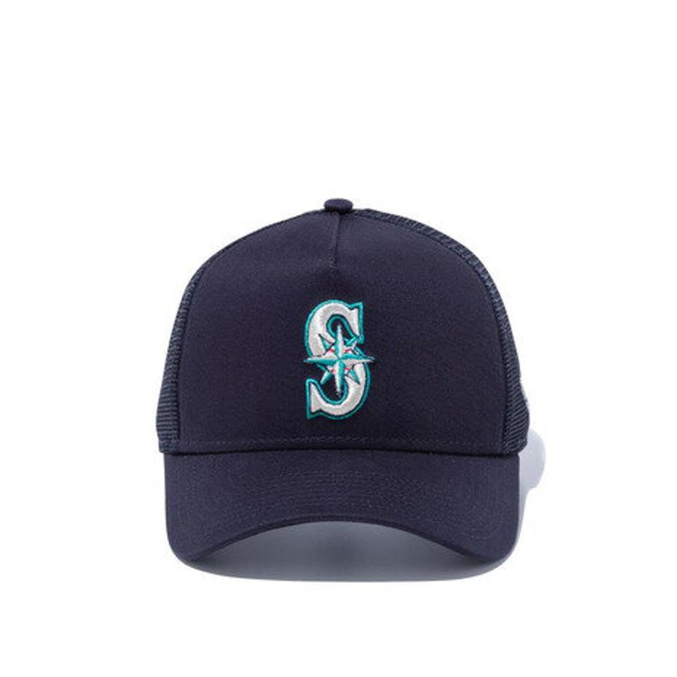 ニューエラ（NEW ERA）（メンズ、レディース）9FORTY A-Frame トラッカー シアトル・マリナーズ キャップ 12746886