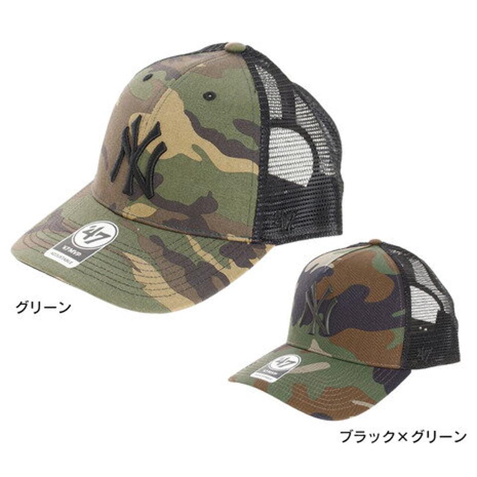 フォーティーセブン（47）（メンズ）帽子 メンズ メッシュキャップ ヤンキース キャップ Camo Branson 47 MVP B-CBRAN17GWP 日よけ