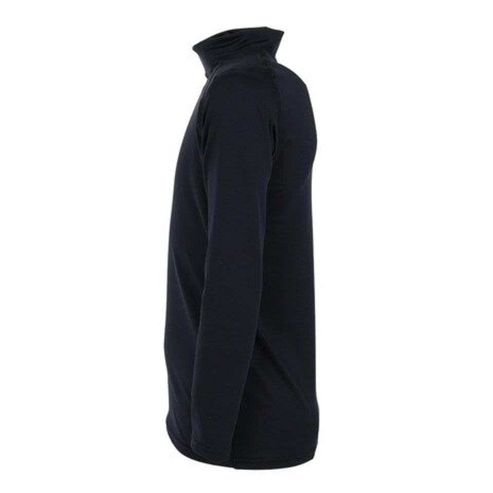 【2点で10%OFFクーポン対象！4/28まで】デュアリグ（DUARIG）（キッズ）サッカーウェア ジュニア ドライプラス ストレッチハイネック 3S0009-SCWR-742ES BLK