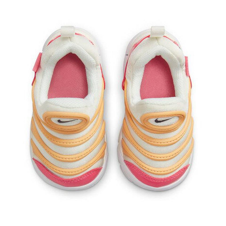 ナイキ（NIKE）（キッズ）ジュニアスニーカー ダイナモ フリー TD ホワイト ピンク 343938-102 スポーツ ファースト シューズ スリップオン クッション性