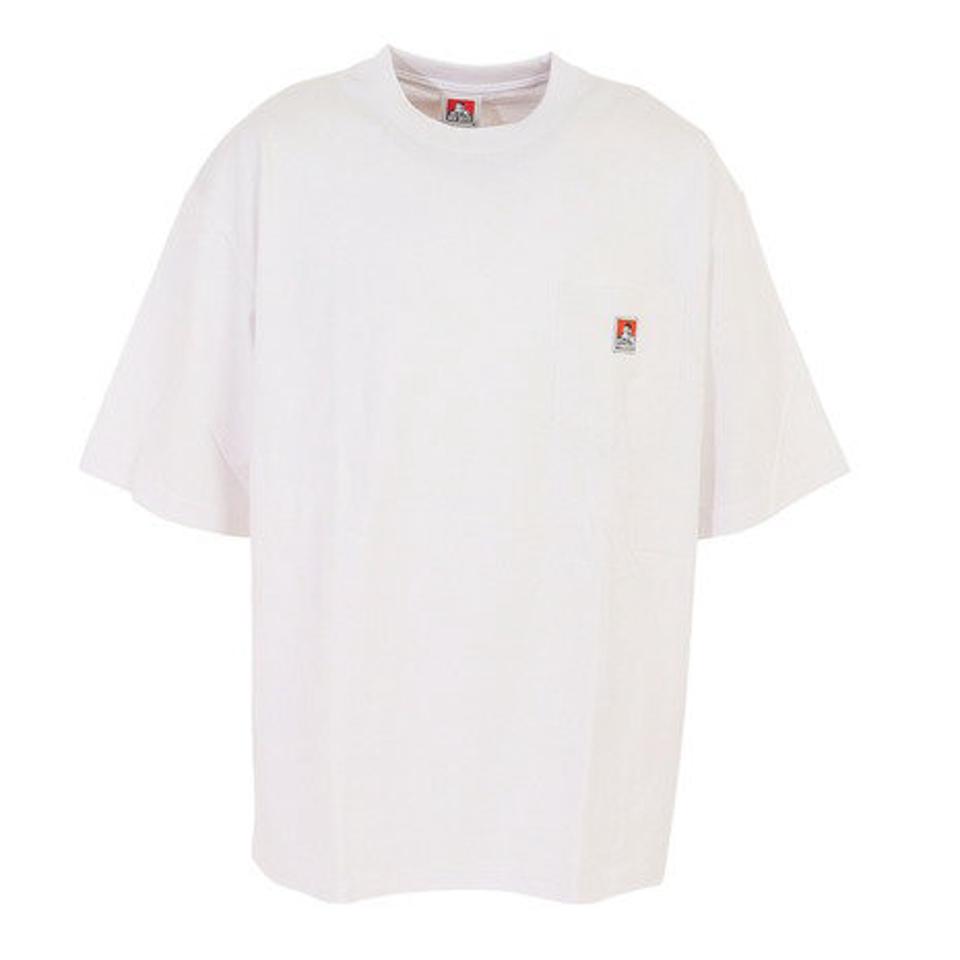 ベンデイビス(BEN DAVIS)(メンズ)ビッグシルエット ワンポイント ポケットTシャツ 2580000-WHT23
