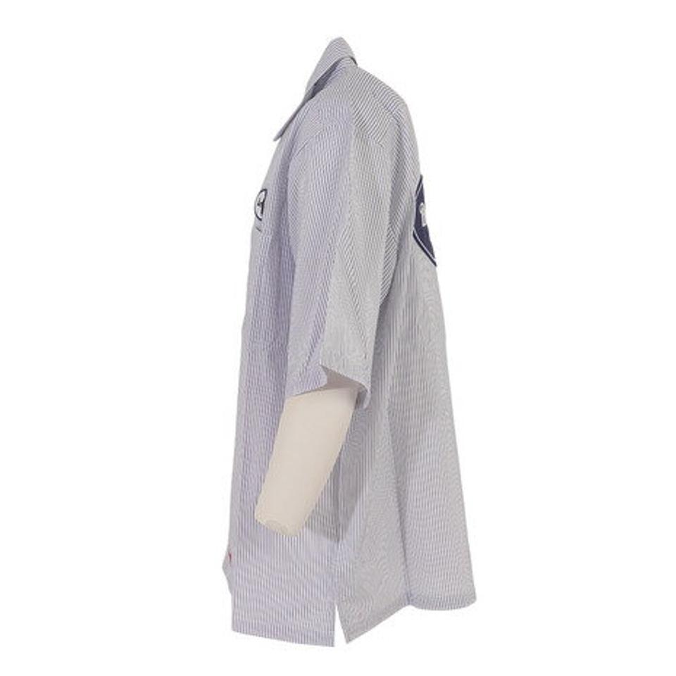 ベンデイビス（BEN DAVIS）（メンズ）ワークシャツ ストライプ 23580032-WH-ST