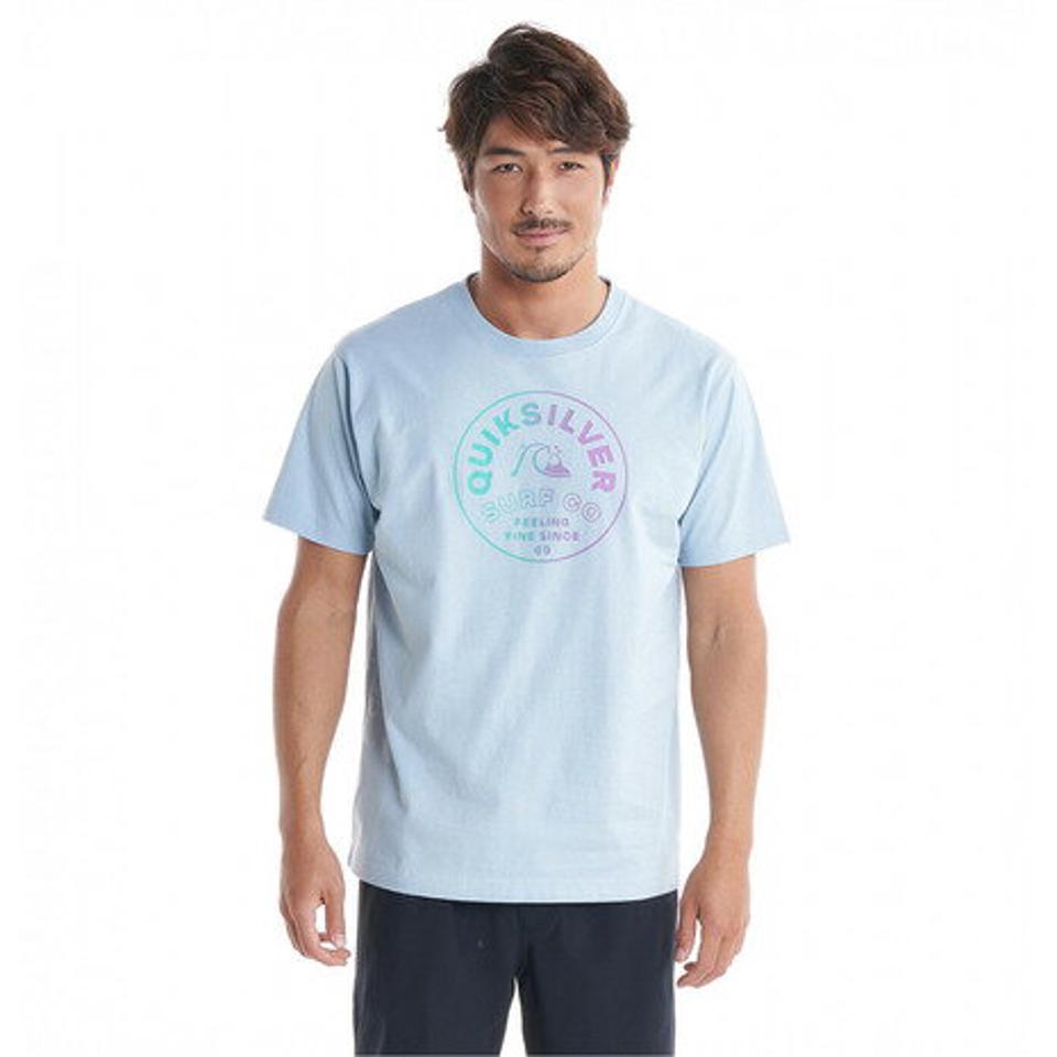 【20%OFFクーポン対象!6/11まで】クイックシルバー(Quiksilver)(メンズ)タイムレス 半袖Tシャツ 23SUQST232010BLU