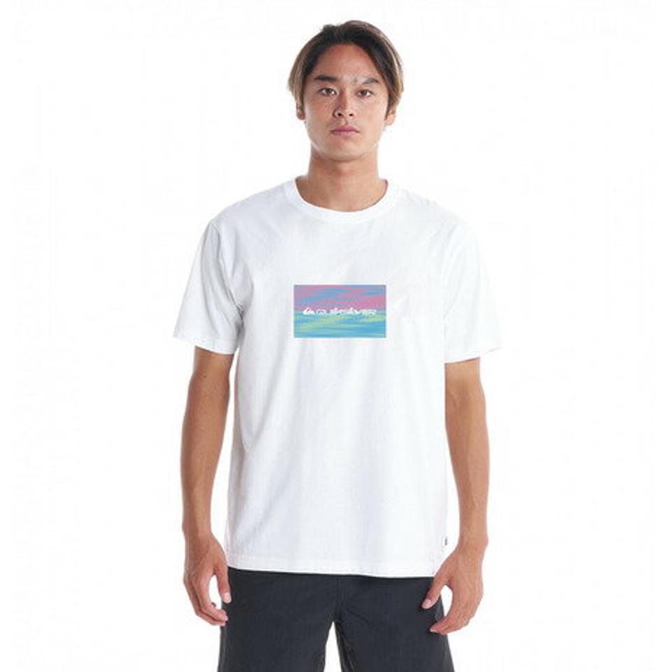 クイックシルバー(Quiksilver)(メンズ)ザ サウンド オブ ザ ウェーブ 半袖Tシャツ 23SUQST232007WHT