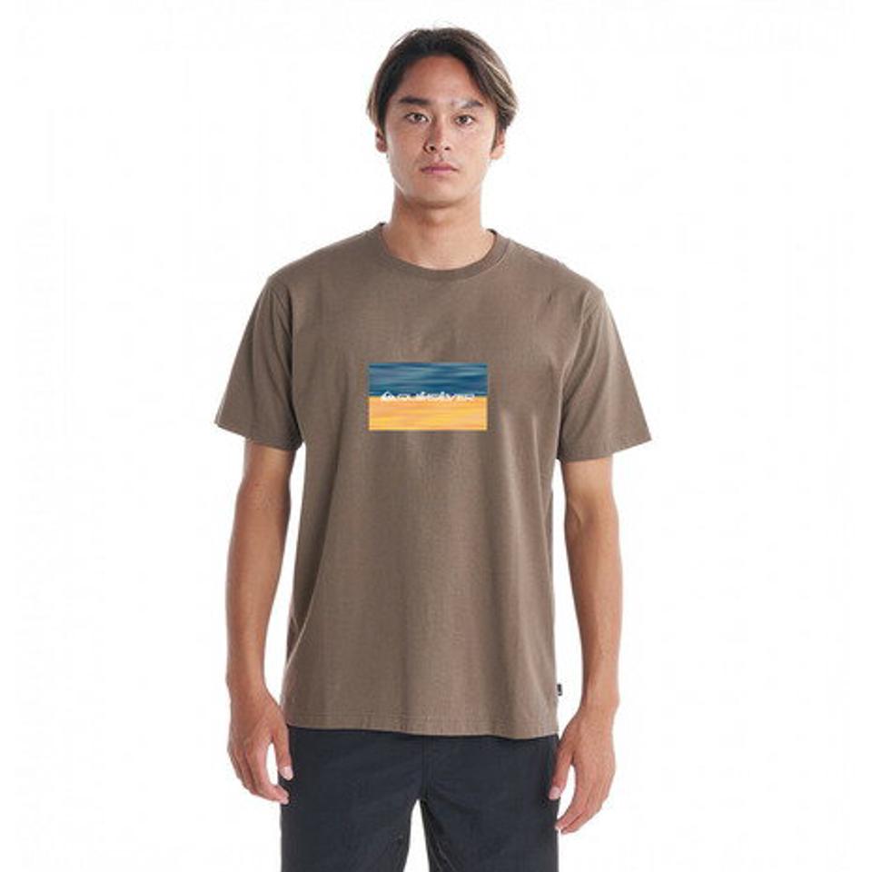 【20%OFFクーポン対象!6/11まで】クイックシルバー(Quiksilver)(メンズ)ザ サウンド オブ ザ ウェーブ 半袖Tシャツ 23SUQST232007BRN