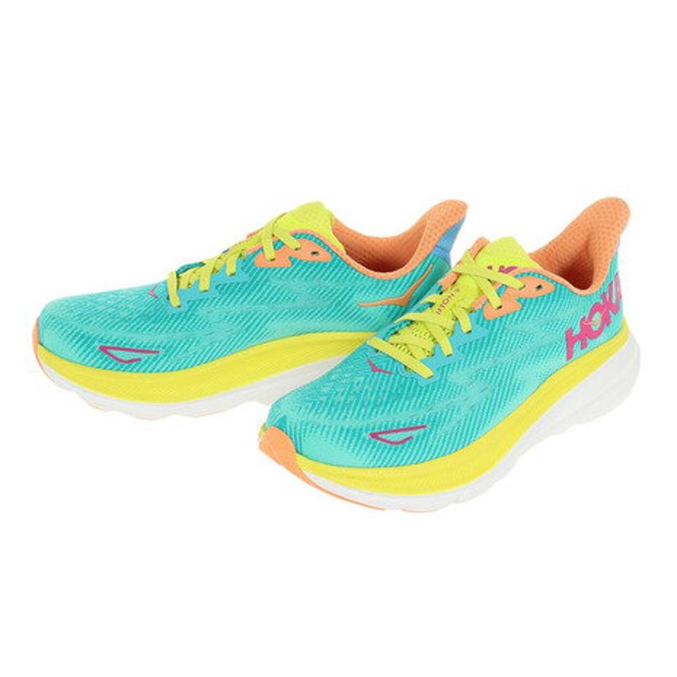 ホカ（HOKA）（レディース）ランニングシューズ クリフトン 9 ターコイズ 1127896-CEPR スニーカー ジョギング ウォーキング トレーニング