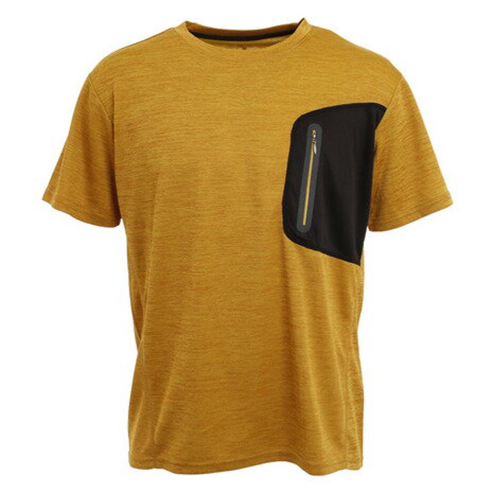 デュアリグ(DUARIG)(メンズ)半袖Tシャツ メンズ 接触冷感 吸汗速乾 UVカット カチオン ポケット 863D1SD6838 冷感 クール