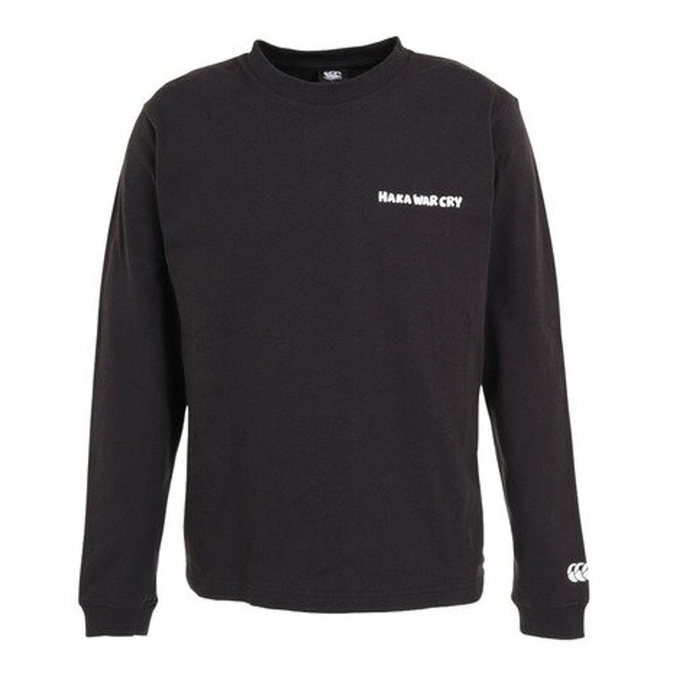 【7/5 24h限定 エントリー＆対象3店舗買い回りで最大P10倍！】カンタベリー（canterbury）（メンズ）長袖Tシャツ メンズ RA43034 19 オーガニックコットン