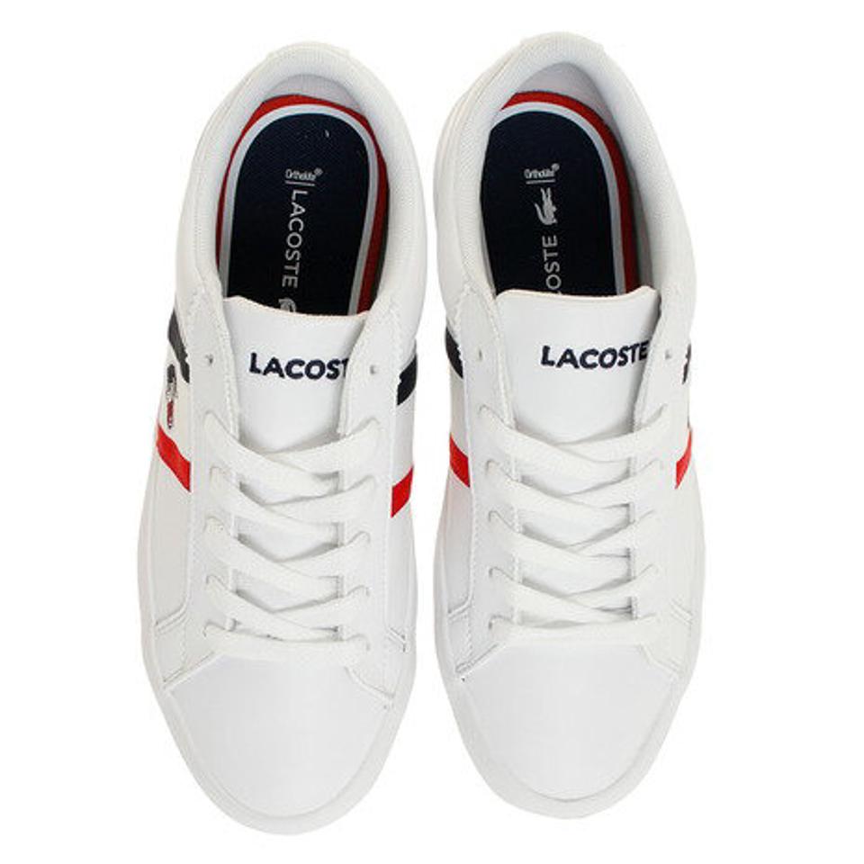 ラコステ（LACOSTE）（レディース）カジュアルシューズ LEROND TRI 1 CFA0087-407 ホワイト 白 通学 学生
