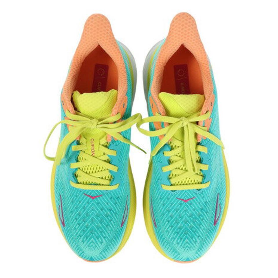 ホカ（HOKA）（メンズ）ランニングシューズ クリフトン 9 レギュラー ターコイズ 1127895-CEPR スニーカー ジョギング ウォーキング トレーニング