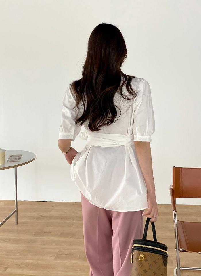 ワンタックイージースラックス・t01094 レディース 【pt】 韓国ファッション ボトムス パンツ スラックス ロング丈 ハイ上 ワンタック イージー バックウエストゴム ワイド ストレート 無地 オフィスカジュアル モード 春 夏 カジュアル