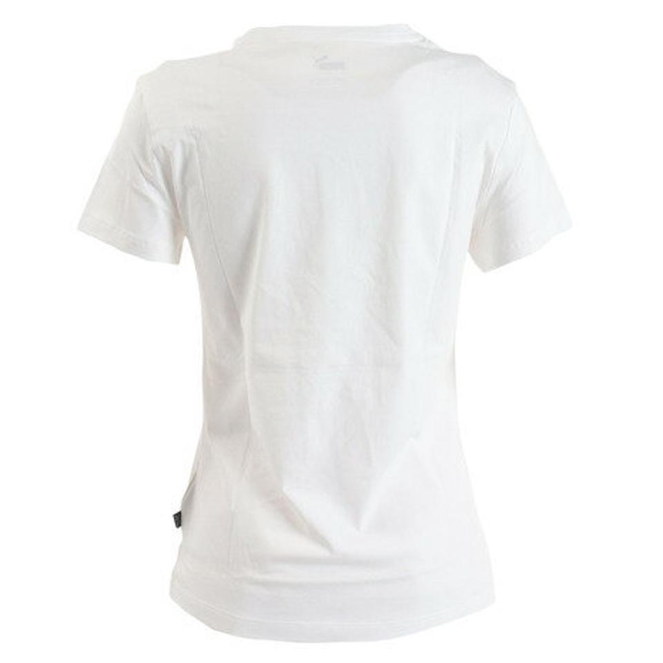 プーマ(PUMA)(レディース)半袖Tシャツ レディース 白 ESS+ LOGO POWER 675619 02 WHT