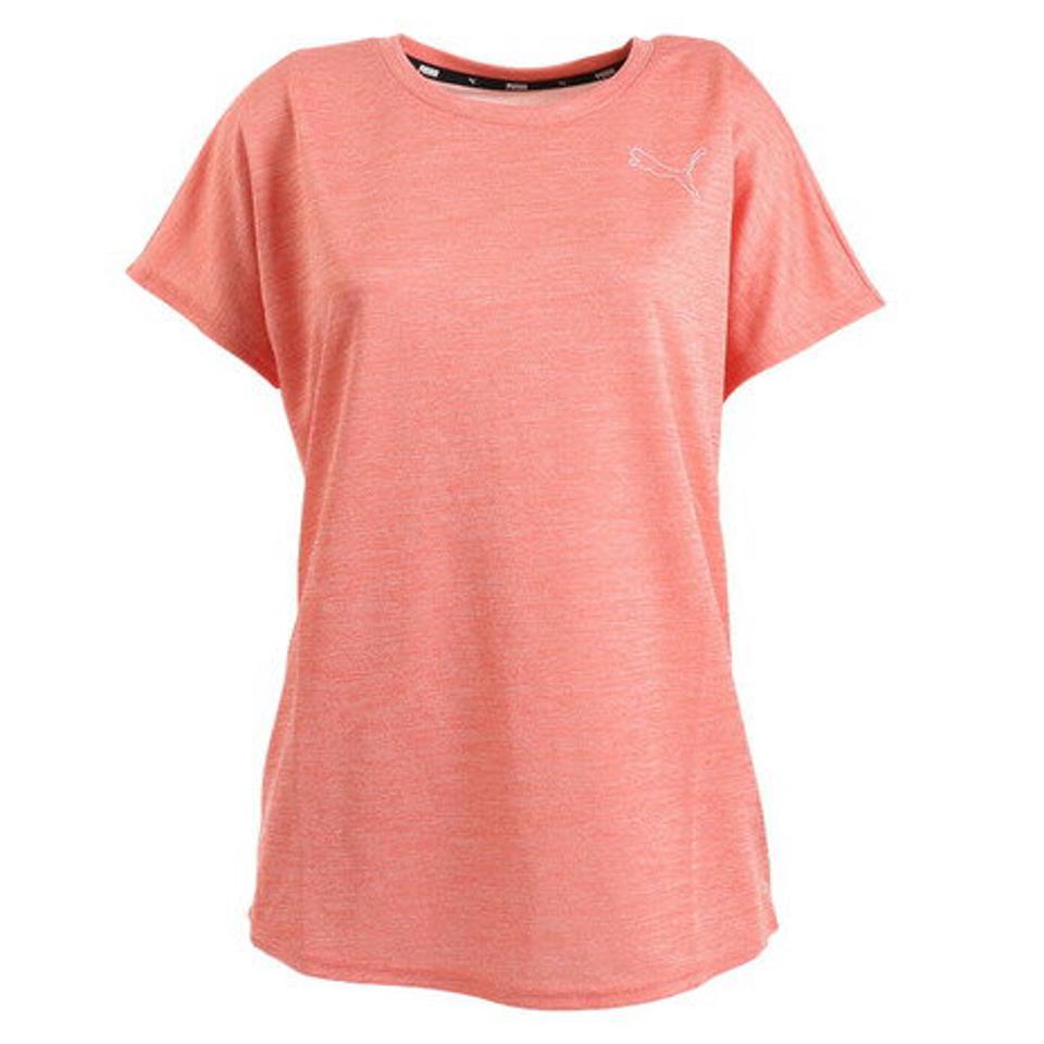 プーマ(PUMA)(レディース)半袖Tシャツ レディース ACTIVE メッシュ HTR 674961 48 SPNK