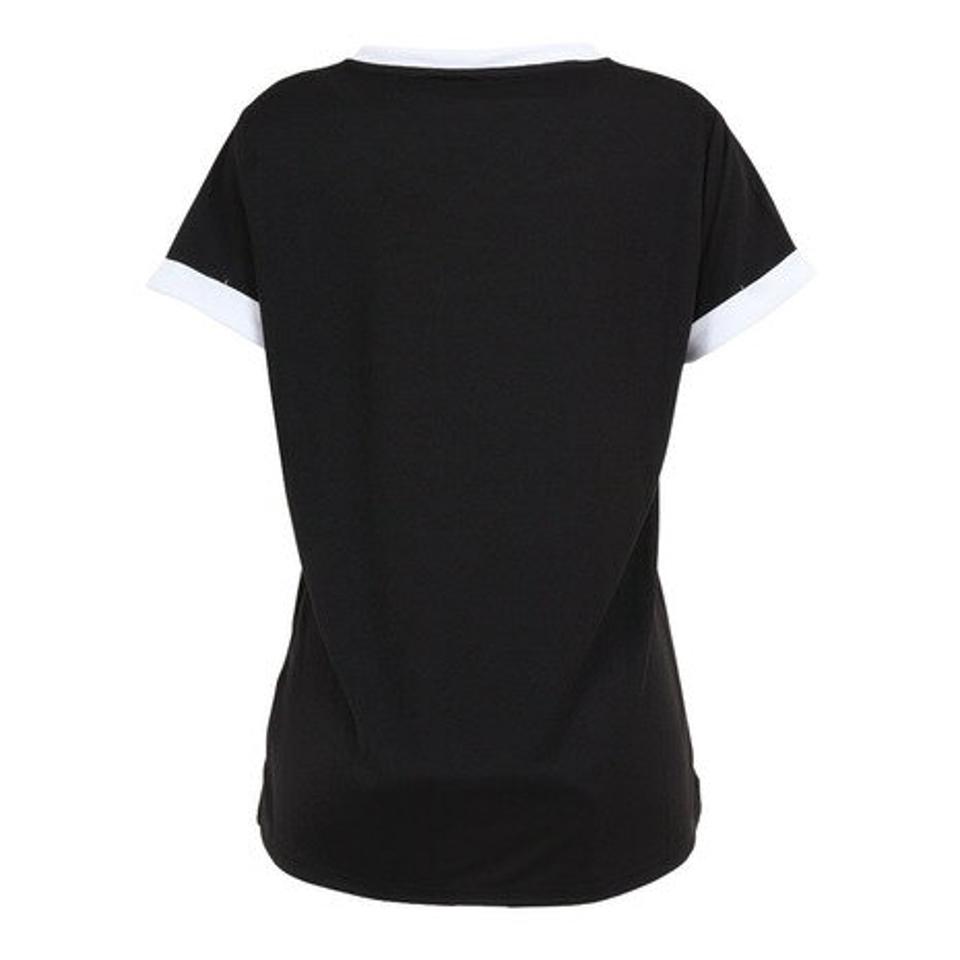 ウイルソン(Wilson)(レディース)テニスウェア フェイクレイヤード 切替 Tシャツ 紫外線遮蔽率90%以上 UVカット 紫外線対策 413261-BK