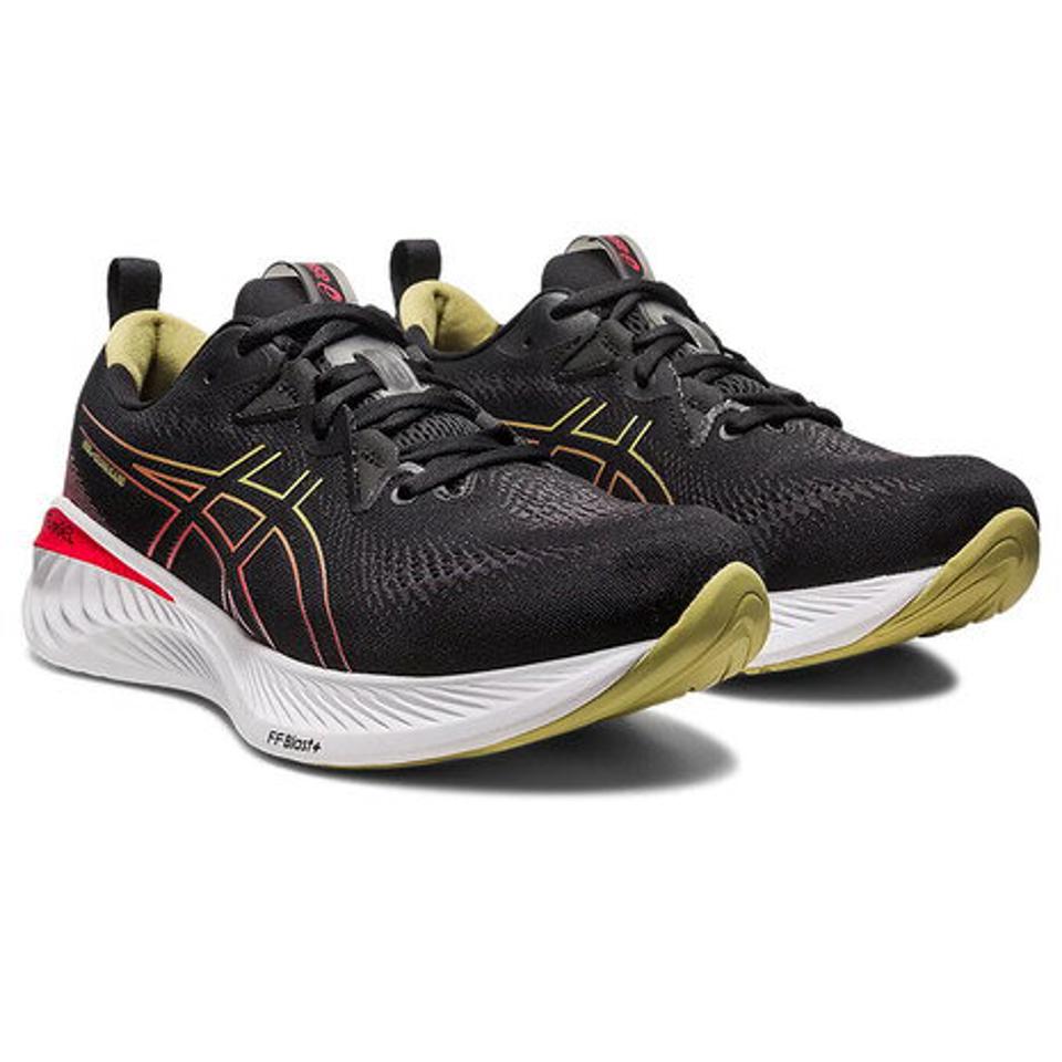 アシックス（ASICS）（メンズ）ランニングシューズ ゲル キュムラス 25 ブラック レッド 1011B621.001 スニーカー ジョギング ウォーキング 軽量 クッション