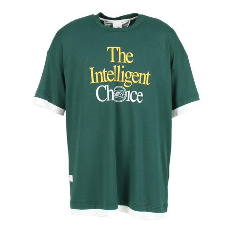 ニューバランス(new balance)(メンズ)バスケットボールウェア 接触冷感The Intelligent Choice ショートスリーブTシャツ AMT35061