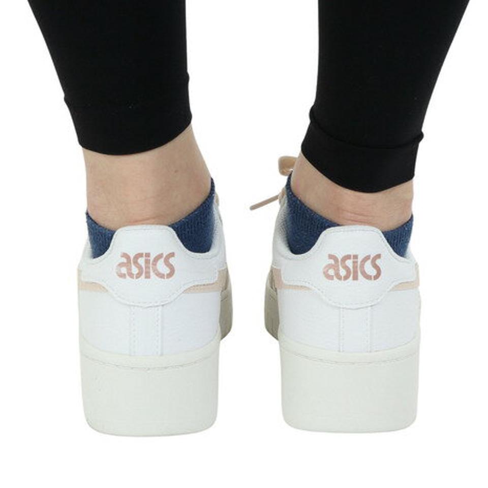 アシックス（ASICS）（レディース）スニーカー ジャパン S PF ホワイト 1202A426.100 スポーツ カジュアルシューズ JAPAN S クッション シンプル 登校 厚底